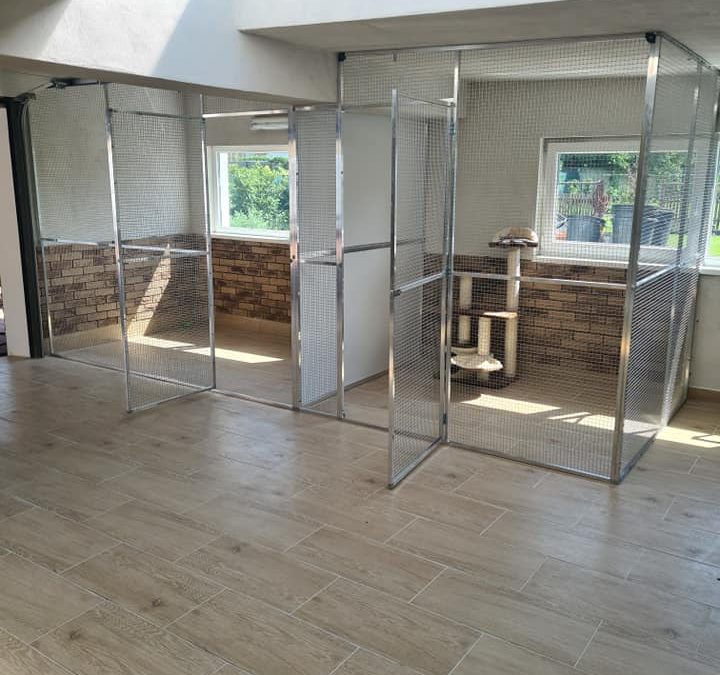 Chovné boxy pre mačky