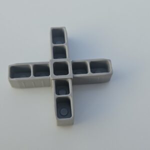 Plastová spojka (15x15) - Kríž